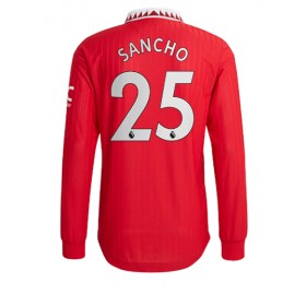 Herren Fußballbekleidung Manchester United Jadon Sancho #25 Heimtrikot 2022-23 Langarm